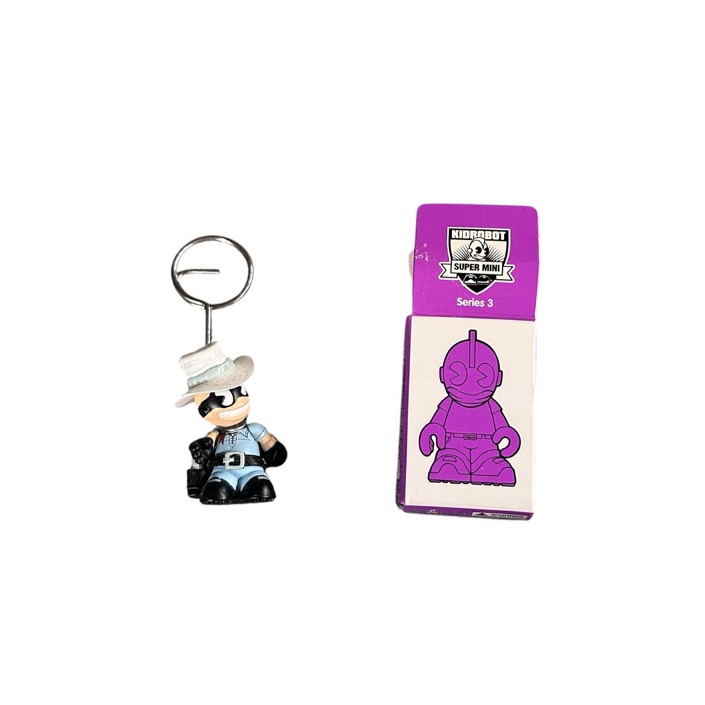 Kidrobot Supermini Keychain Series 3 2007 "The Good" Cowboy Bag Charm + Box